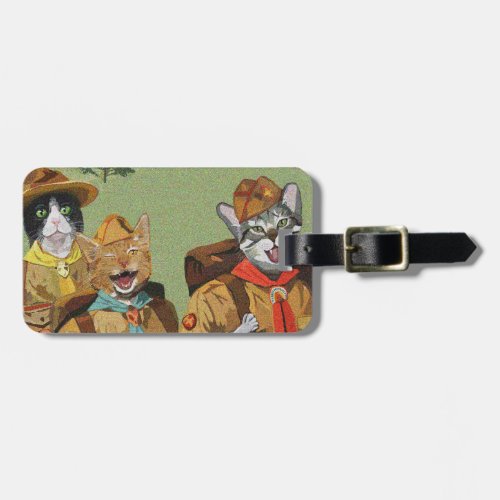 Cat Scouts Luggage Tag