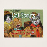 Cat Scouts (tm) Membership Card at Zazzle