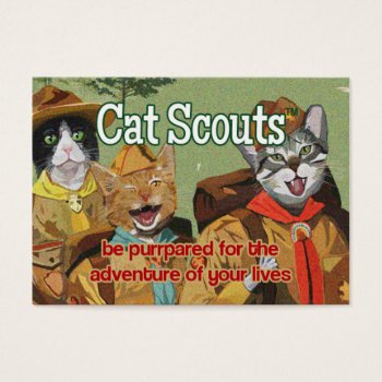 Cat Scouts (tm) Membership Card by knichols1109 at Zazzle
