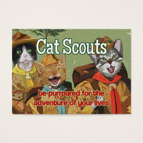 Cat Scouts TM membership card