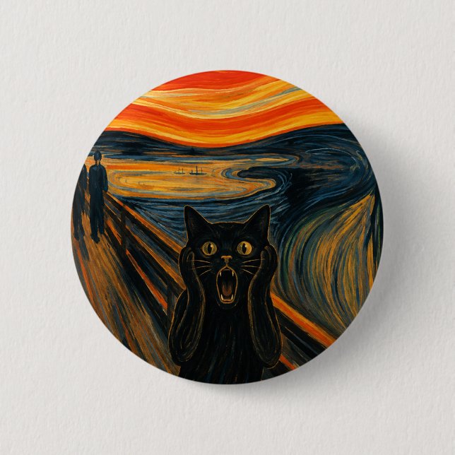 Cat Scream Button (Front)