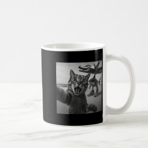 Cat Selfie Shark Crocodile Italian Brainrot Meme M Coffee Mug