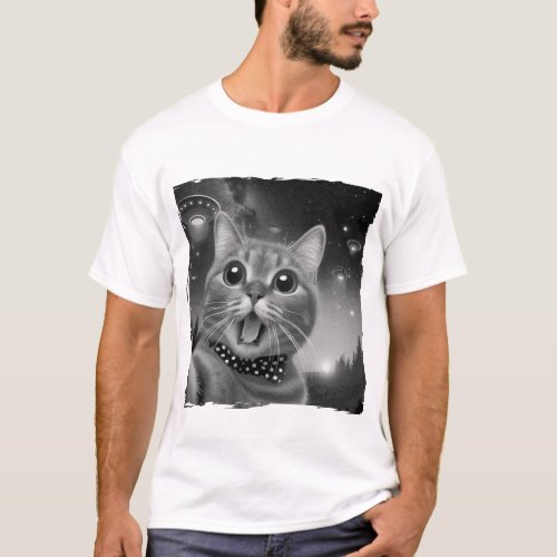 Cat selfie T_Shirt