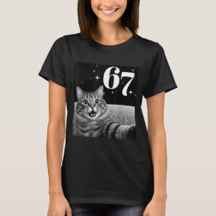 Cat Selfie With 67 Meme Funny Cats Graphic For Men T-Shirt