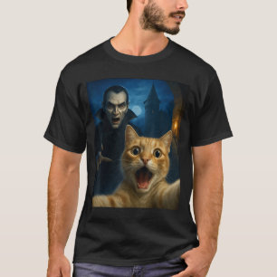Cat Selfie With A Vamre Funny Cat  T-Shirt