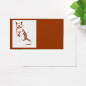 Cat - sepia brown colours (Desk)