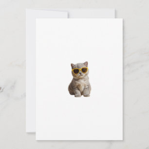 cat shades invitation