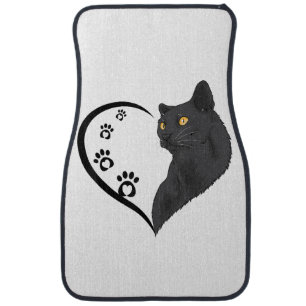 Cat Shirt Cat Shirts For Women Girls Kids Cute Hea Car Floor Mat