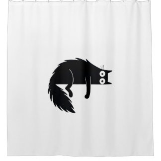 cat shower curtain gift for cat lovers