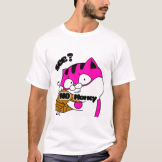 Cat Showing Purse “See No Money” Funny Cute T-Shir T-Shirt