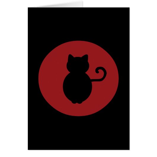 Cat Signal Silhouette Cards (Front)