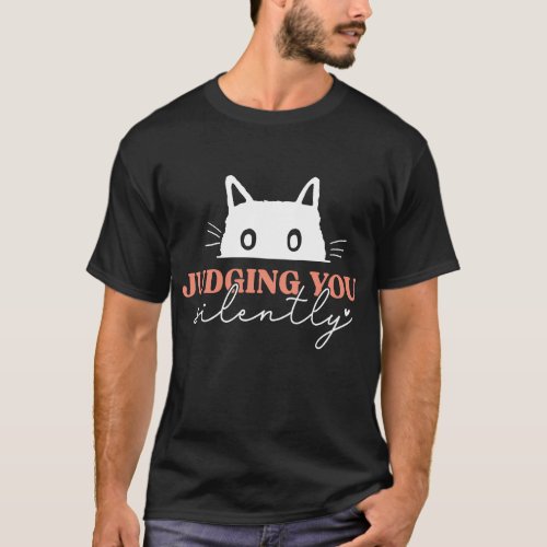 Cat Silently Judging You T_Shirt