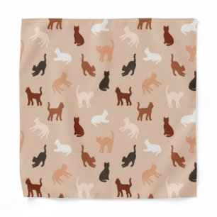 Cat silhouette bandana