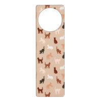 Cat silhouette door hanger