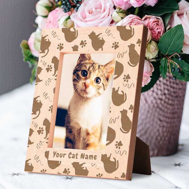 Cat Silhouette  Engraved Frames (Creator Uploaded)