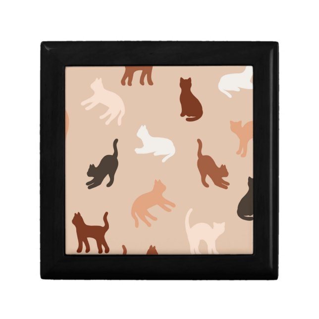 Cat silhouette gift box (Front)