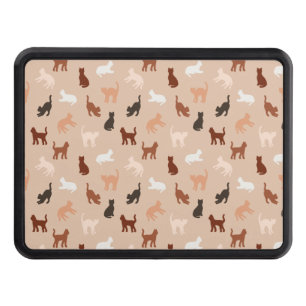 Cat silhouette hitch cover