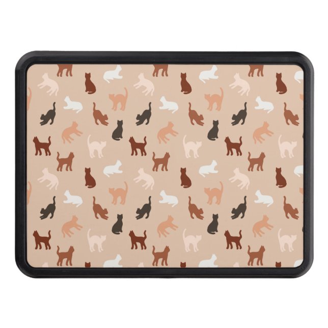 Cat silhouette hitch cover (Front)