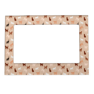 Cat silhouette magnetic frame