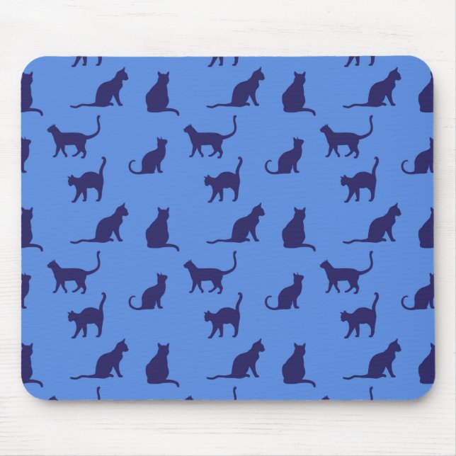 Cat Silhouette Mousepad (Front)