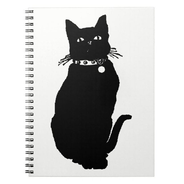 Cat Silhouette Notebook (Front)