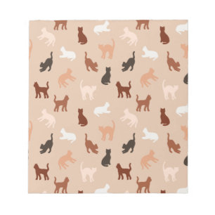 Cat silhouette notepad