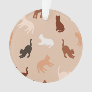 Cat silhouette ornament