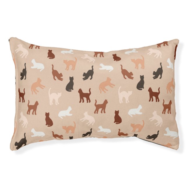 Cat silhouette pet bed (Front)