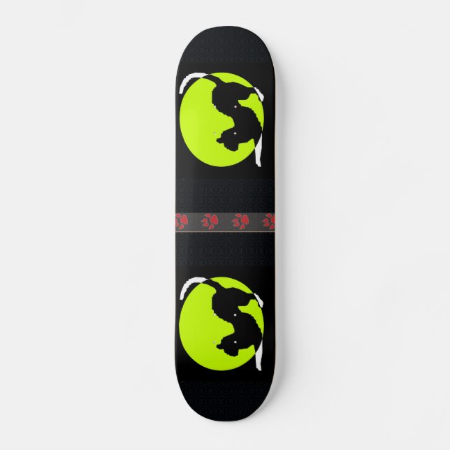 Cat Silhouette Skateboard (Front)