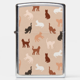 Cat silhouette zippo lighter