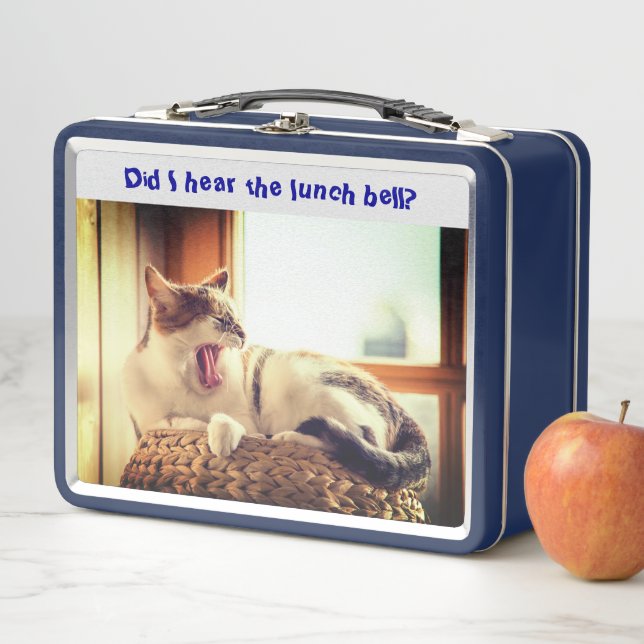 Cat Sitter Humor  Metal Lunch Box (In Situ)