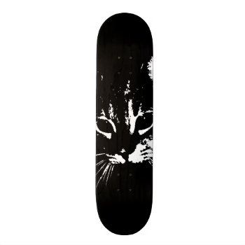Cat Skateboard Deck by GrilledCheesus at Zazzle