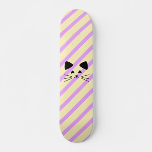 cat skateboard for girls pink