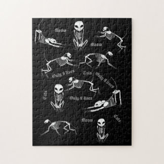 Cat skeleton puzzle