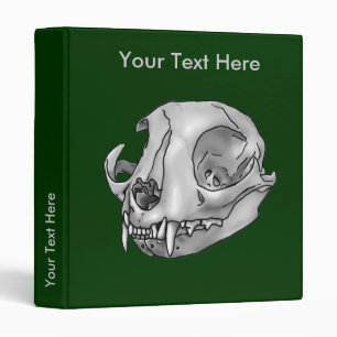 Cat Skull Binder