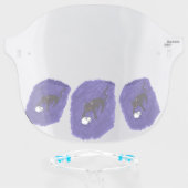 Cat & Skull Face Shield (Front w/Glasses)