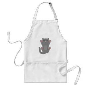 Cat Sleeping Adult Apron