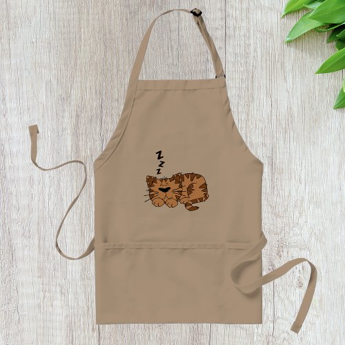 Cat Sleeping Apron