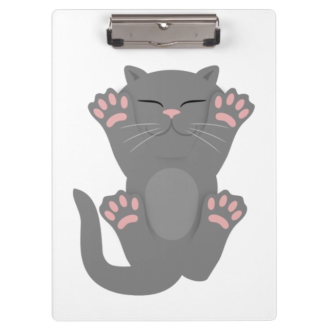 Cat Sleeping Clipboard (Front)
