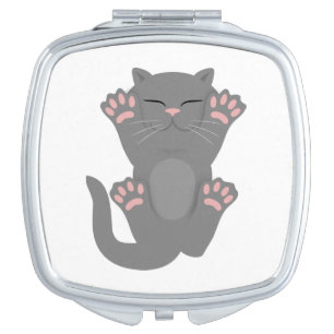 Cat Sleeping Compact Mirror