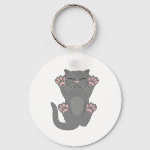 Cat Sleeping Keychain