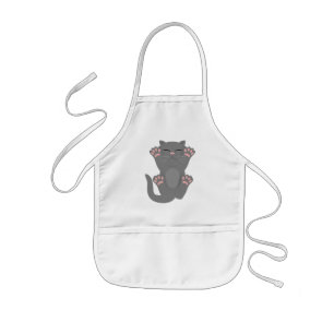 Cat Sleeping Kids' Apron