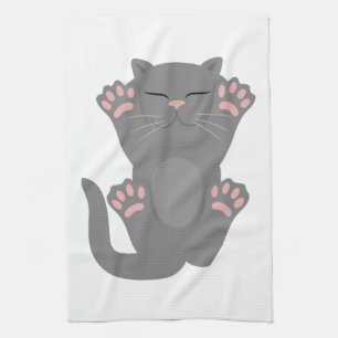 Cat Sleeping Kitchen Towel