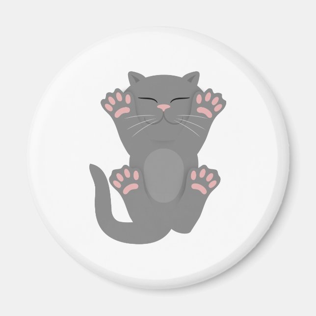 Cat Sleeping Magnet (Front)