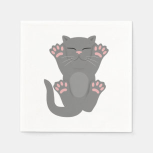 Cat Sleeping Napkins