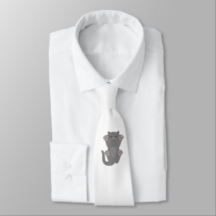 Cat Sleeping Neck Tie