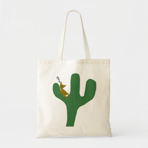 Cat sleeping on cactus tote bag