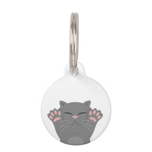 Cat Sleeping Pet ID Tag