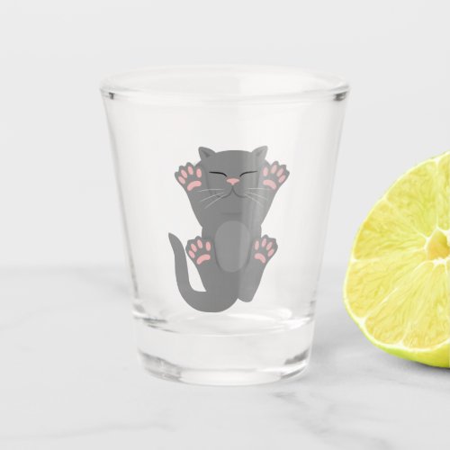 Cat Sleeping Shot Glass