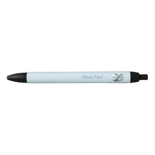 Cat Slides Eiffel Tower –Paris Fun Pens (Set of 2)